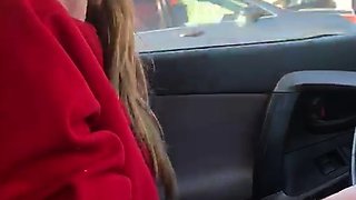 Busty Czech amateur fucks outdoor in public