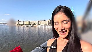 Hispanic teen begs to keep fucking her even after creampie