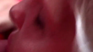 Busty Babe Irena Blows Big Cock Infront of Glory Hole
