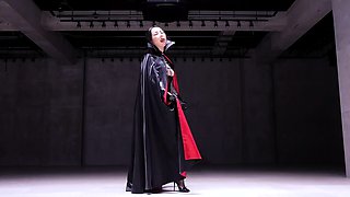 Mistress Youko - Satin Caped Succubus Joi