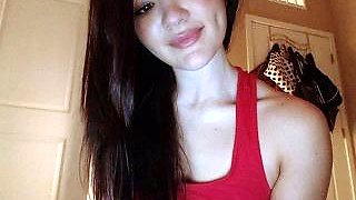 Teen Cute Italian Brunette Solo At