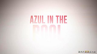 Azul In The Pool With Xander Corvus, Azul Hermosa - Brazzers