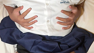 18yo Thai Teen Fucked Hard in College Uniform by Foreigner Tourist