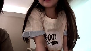 Japanese teen blowjob and hard fuck uncensored