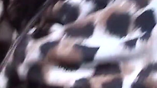 Sexy Brunette Teen Kattye Flashing Boobs and Pussy at the Park