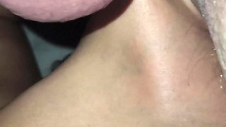 Hot Latina Wife Wears Stockings and Lingerie While Sucking and Rimming Husband