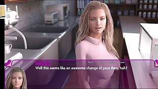 Big booty and hot 3D visual novel game