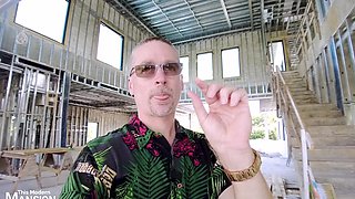 Husband of pornstar Cory Chase shows their new house being built