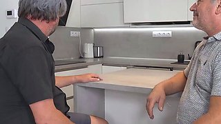 Petite Emma Evans Fucked On The Kitchen Table