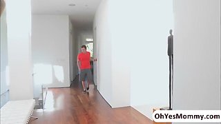 Milf Jennifer Initiates A Threesome Sex