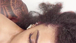 Young Black Girl Gets Her Pussy Pounded by a Big Black Cock