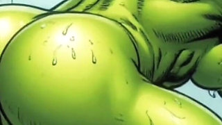 She Hulk: the Depraved Lust of a Green Skinned Slut. MILF in Shower. Visual Novel. Comic. Manga