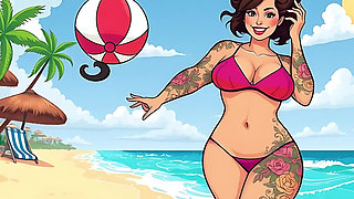 Sexy Tattoo Art Bikini Babes