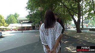 Cute 21yo babe got humiliated in public