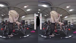 VR GROUP SEX IN THE GYM WITH DOLLY LEIGH, EMILY WILLIS  EMMA STARLETTO: Porn