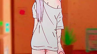 Alya Fainted on Purpose When She Saw the Old Man's Naked Cock! a Parody of a Hentai Cartoon!