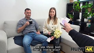 Amalia Davis Shows Her Lingerie and Pussy to Neighbor in HD POV Cuckold Sex