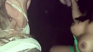 Actual amateurs filming themselves having group sex