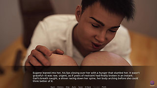 Sexy Married Teacher Having Threesome with Two Lucky Students - the Office