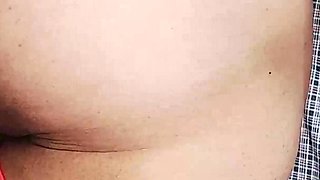 Village Slut Girl Has Sex with Step Brother in Standing Doggy Style