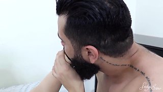 Stepsister had to give her butt to my husband in a 3some to pay the rent