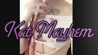 Sexy Smoking Blowjob ft. Kat Mayhem: Cumshot, Fetish  Redhead Porn