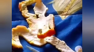 Funny Technologya Masturbation Sex With Orange peel By -SNAPCHAT143