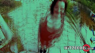 The MILF Hunter dates a slut brunette MILF and fucks her in an abandoned place - Hitzefrei
