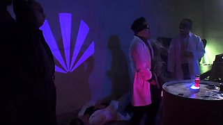 Lovely Asian doll enjoy smutty group sex