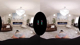 Demn Latina... ft. Andreina De Luxe  Quinton James: Blowjob, Babe  Hardcore VR Porn