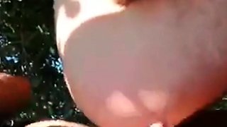 Big-Cock Daddy Loves Foreskin Outdoors