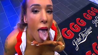 Daisy Lee, Luca Ferrero And Ian Scott - Ggg Hot Babe Nurse With Huge Tits Getting Pounded Hard And Deep In A Threesome Bukkake Gangbang