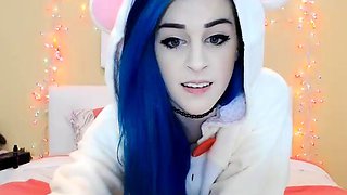 Emo Teen Becka Solo Webcam Masturbation Porn