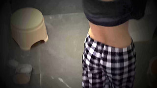 Video Made of Step Sister Taking Bath in Bathroom