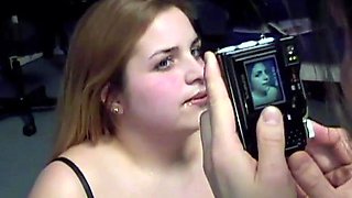 Amateur redhead girlfriend blowjob and anal with creampie