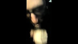 Bearded Guy Sucks Interracial Cock in a Public Restroom