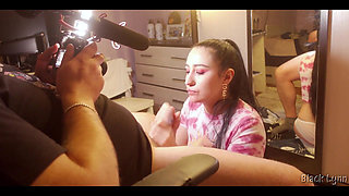 Bts - Vape and Blowjob From Stunning Cocksucker Black Lynn