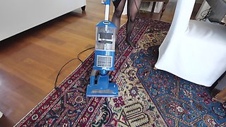 Danni Vacuuming Surprise!