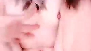 Close up teen foot worship