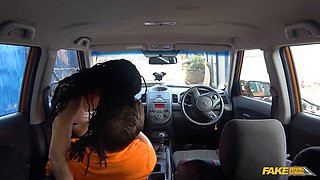 Kira Noir goes to fake driving school for a hot creampie - POV reality porn