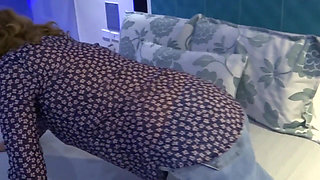 I Get Dressed to Go to the Motel with My Boss and My Husband Records It, Real Cuckold