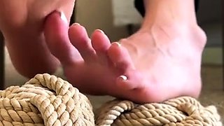 Sexy Emo Teen Dildoing And Foot Fetish