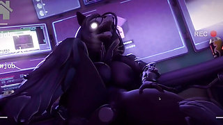 Fucking the bunny Monster Bunny Girl