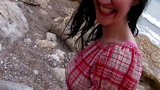 Barely Of Age My Lover A Brunette Whore Receives Her First