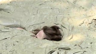 Hot teen caught fingering outdoor by a peeper