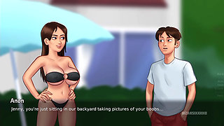 Sex in the pool! (Summertime Saga Gameplay)