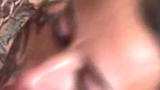 Sexy Tattooed Hippie Sucks My Dick Til Cumshot