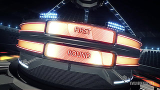 Shay Fox vs Sophia Locke - Hardcore Lesbian Wrestling