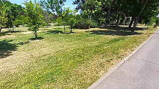 I Caught a Sexy MILF in the Park for a Sex Party