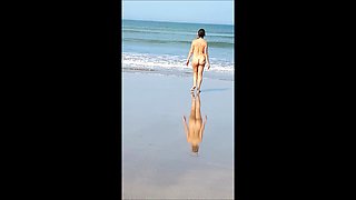 Naturist Beach with Noemie